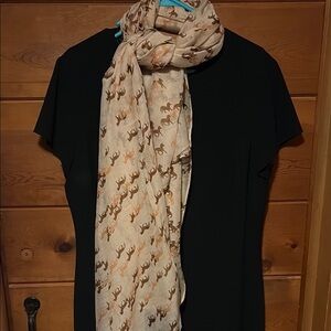 Horse Print Scarf-perfect for Saratoga